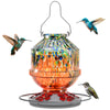 Grete Gotye Blown Glass Hummingbird Feeders for Outdoors