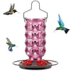 Grete Gotye Glass Hummingbird Feeders for Outdoors