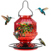 Grete Gotye Blown Glass Hummingbird Feeders for Outdoors